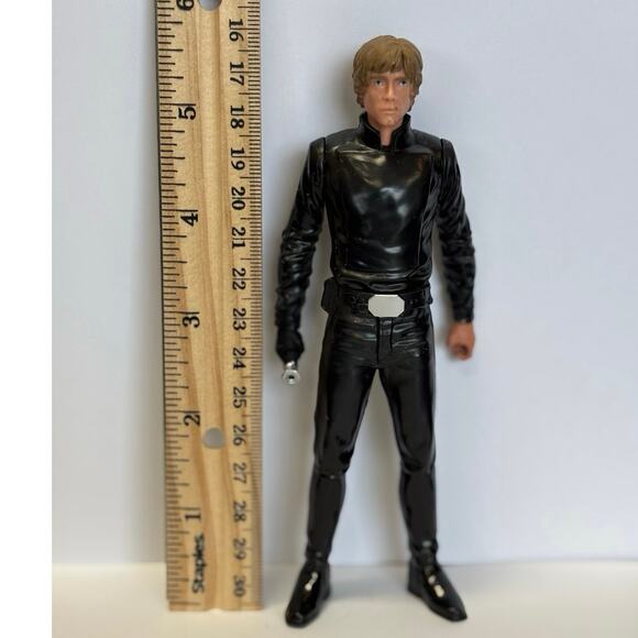 Star Wars Hasbro SA 5.5” Jedi Luke Skywalker Action Figure V-3625A Pre-owned - Picture 6 of 6